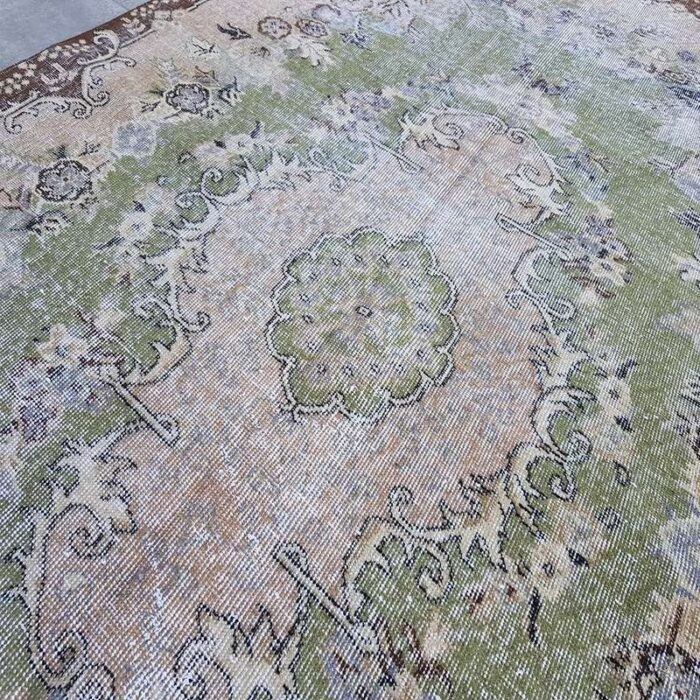 vintage oushak rug 1960 10