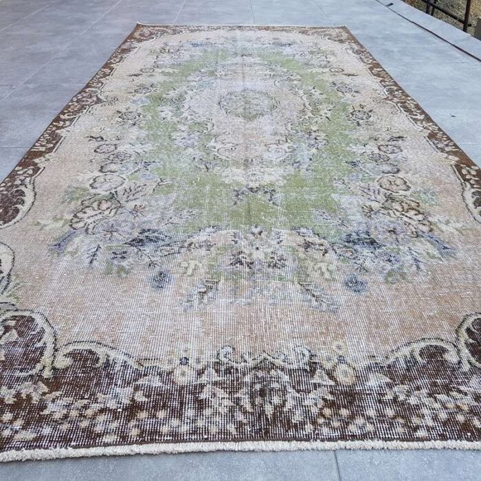 vintage oushak rug 1960 5