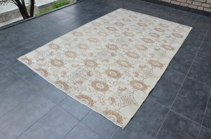 vintage overdyed rug 1960s 2 3