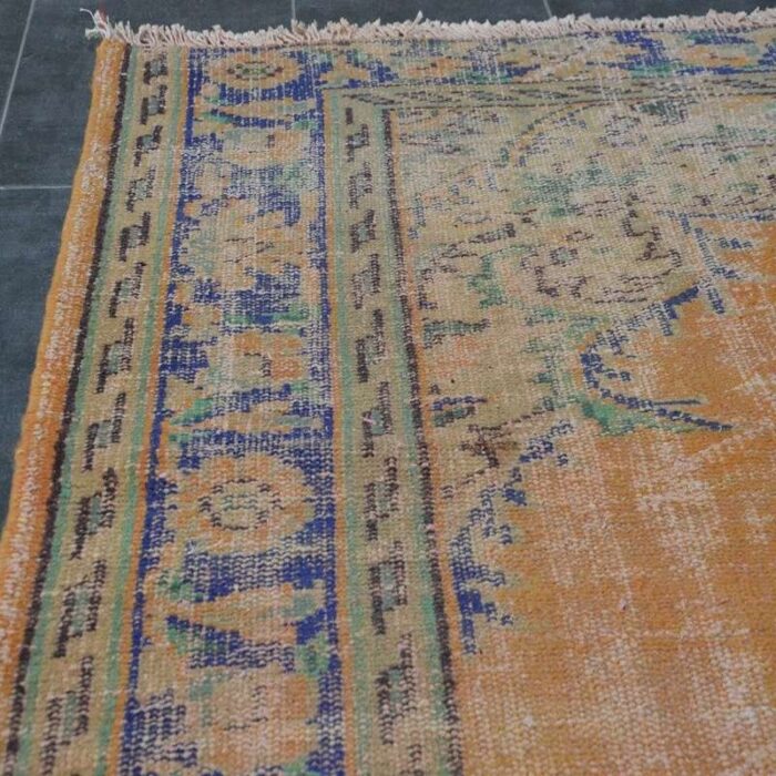 vintage overdyed rug 1960s 7 2