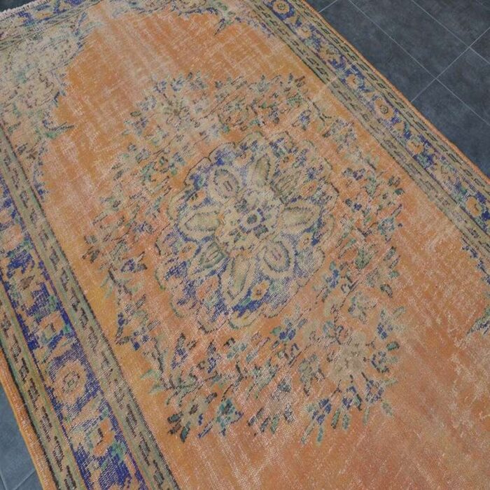 vintage overdyed rug 1960s 8 2