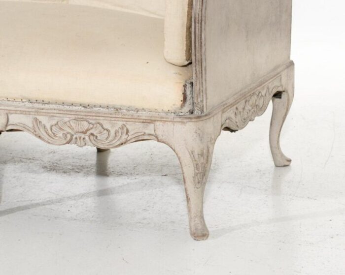 vintage rococo swedish sofa 0289