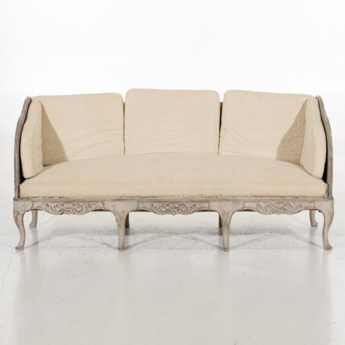 vintage rococo swedish sofa 1170