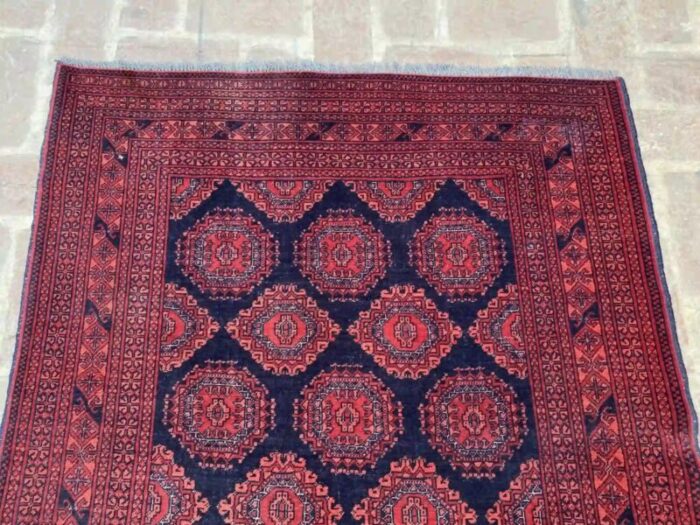 vintage sarooq wool geometric design rug 39 x 61 0790