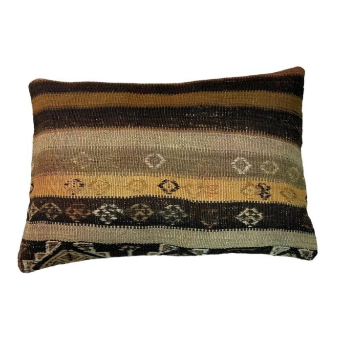 vintage turkish handmade cushion cover 1970s 3559