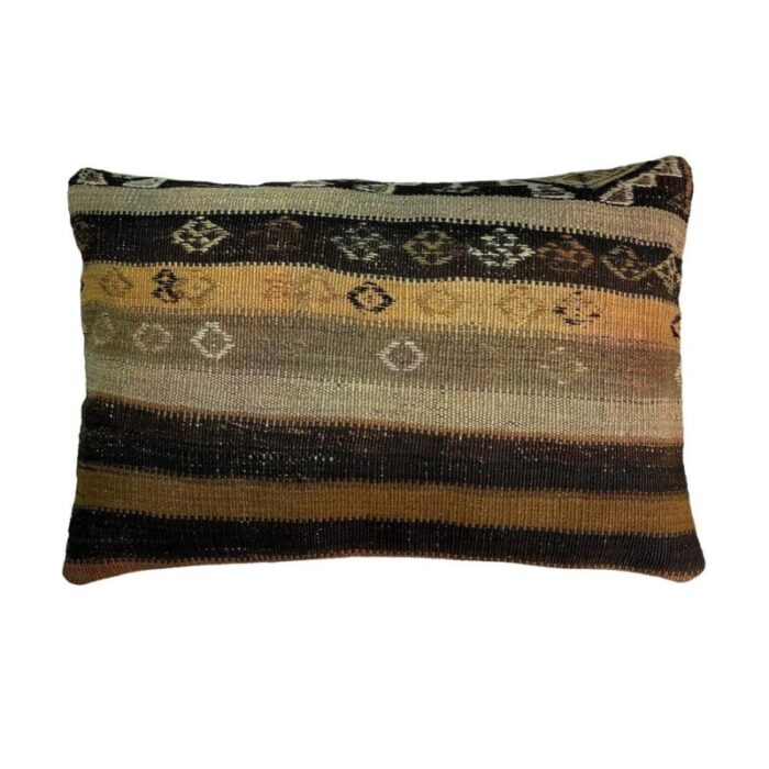 vintage turkish handmade cushion cover 1970s 8187