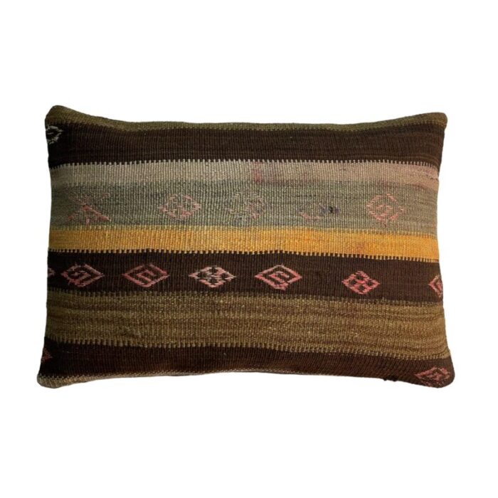 vintage turkish handmade cushion cover 1970s 9368