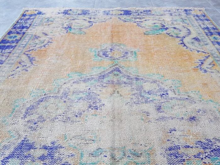 vintage turkish nomadic rug 1960s 3