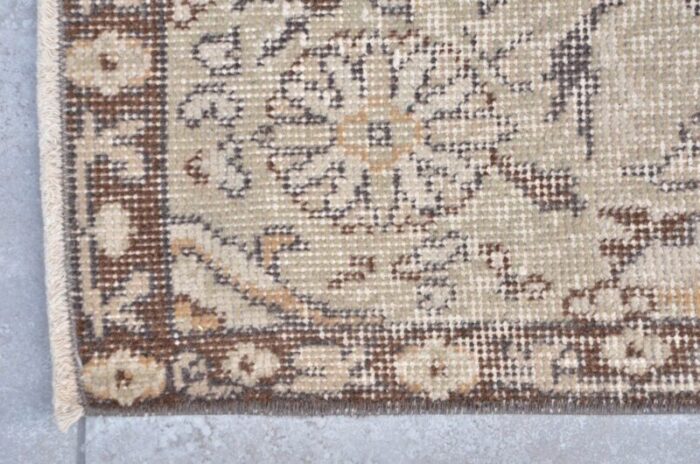 vintage turkish overdyed rug 1960 7 1