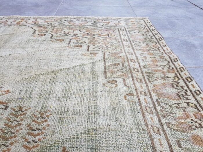 vintage turkish overdyed rug 1960 7