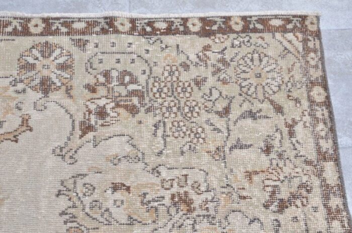 vintage turkish overdyed rug 1960 9 1