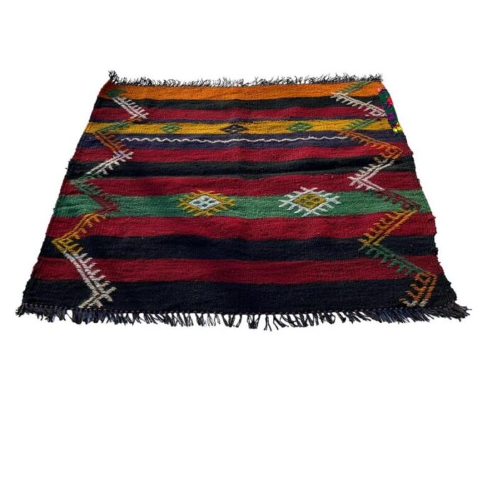 vintage turkish traditional kilim rug 1930s 1132