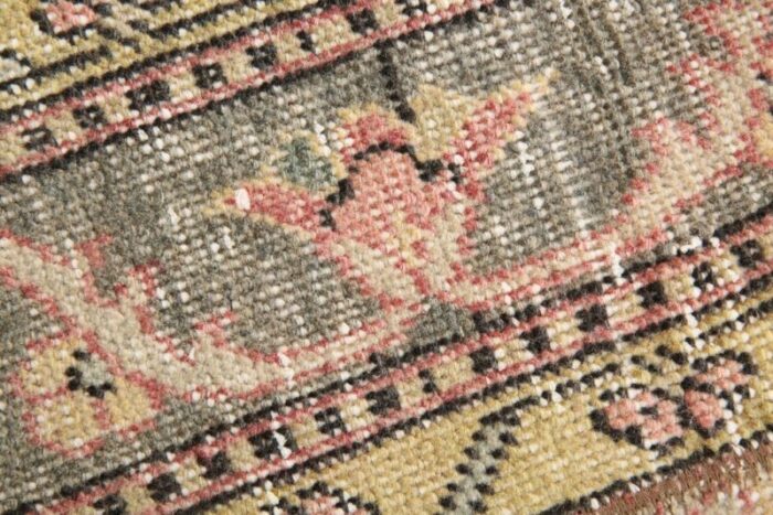 vintage turkish wool runner rug 6