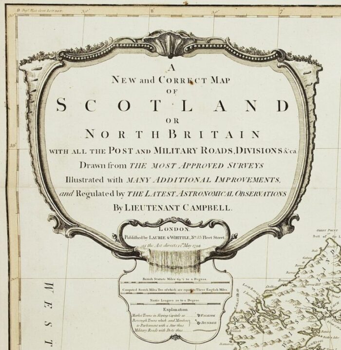 wall map of scotland 2