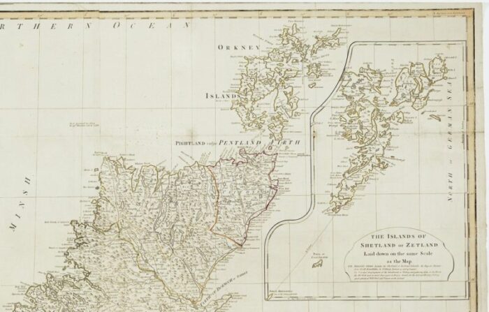 wall map of scotland 4