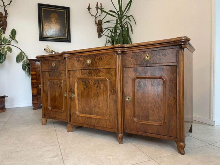 wilhelminian style sideboard in walnut 0425