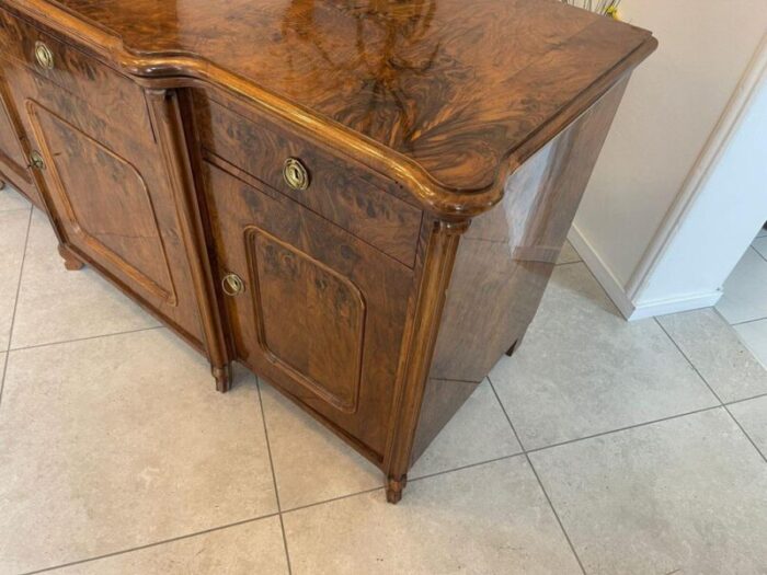 wilhelminian style sideboard in walnut 0490