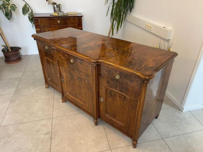 wilhelminian style sideboard in walnut 3762