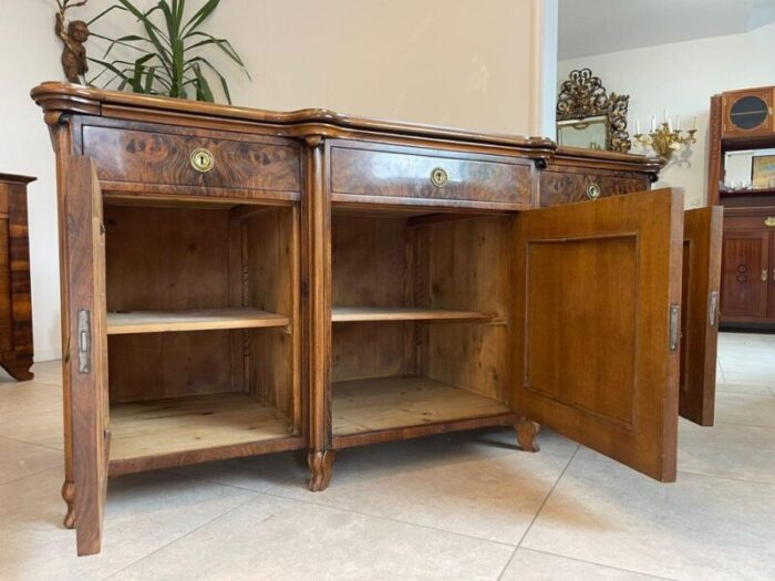 wilhelminian style sideboard in walnut 4764