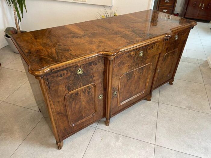 wilhelminian style sideboard in walnut 6616