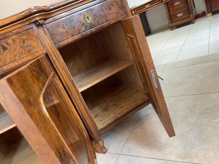 wilhelminian style sideboard in walnut 6793