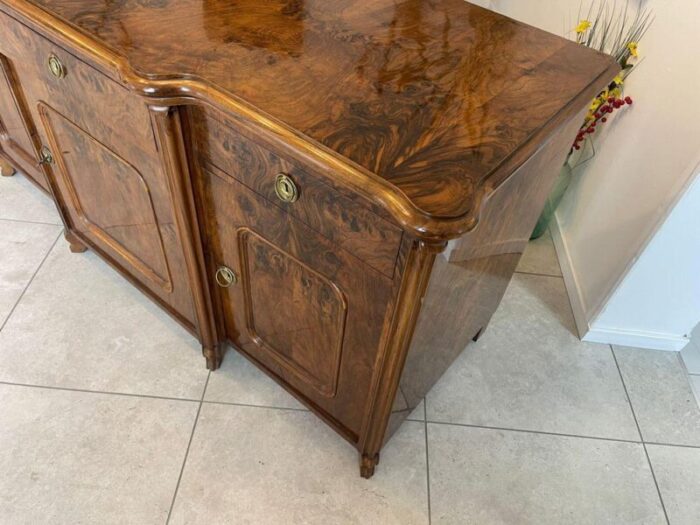 wilhelminian style sideboard in walnut 7857