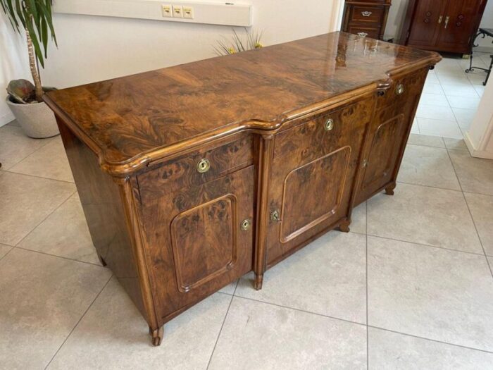 wilhelminian style sideboard in walnut 9009