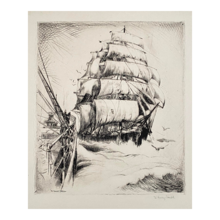 william harry smith nautical etching 2836