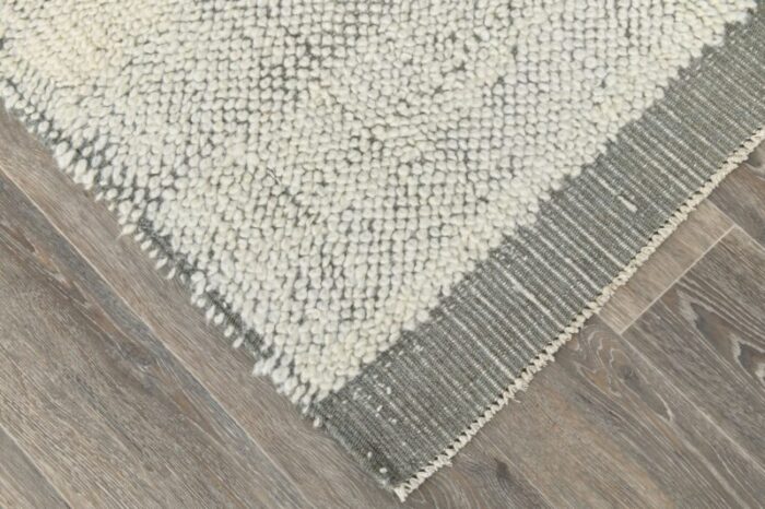 wool kilim pompom rug 10