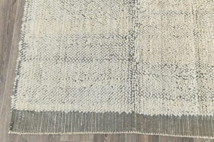 wool kilim pompom rug 8