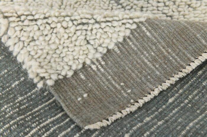 wool kilim pompom rug 9 1